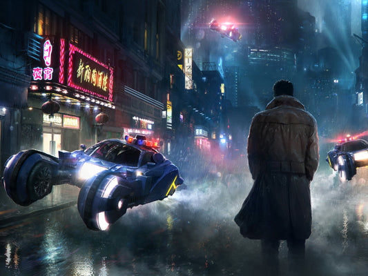 Blade Runner Awesome Art Cyberpunk Movie Rick Deckard Wall Art Print Poster