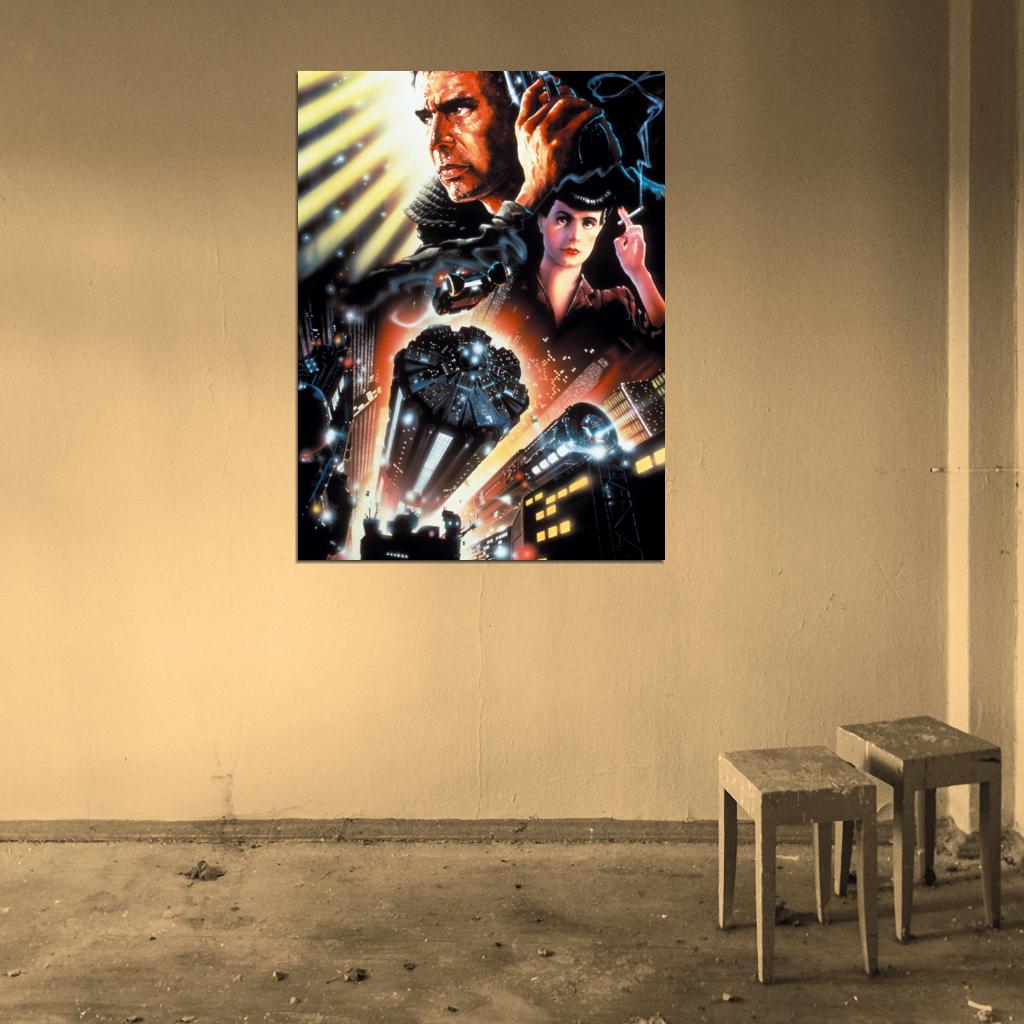 Blade Runner Retro Vintage Art Cyberpunk Movie Wall Art Print Poster