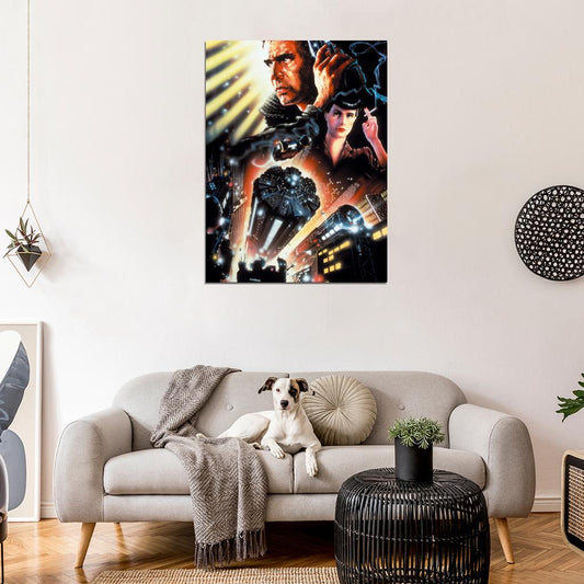 Blade Runner Retro Vintage Art Cyberpunk Movie Wall Art Print Poster
