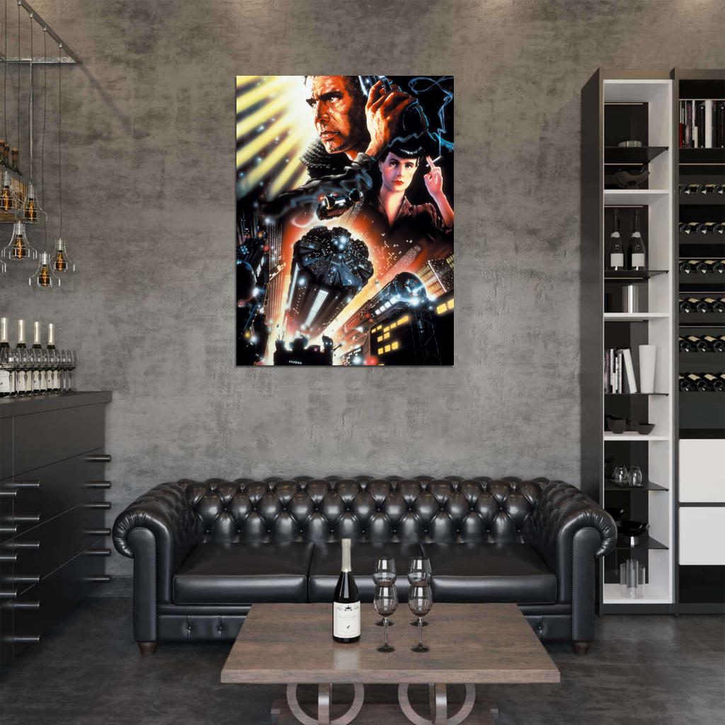 Blade Runner Retro Vintage Art Cyberpunk Movie Wall Art Print Poster