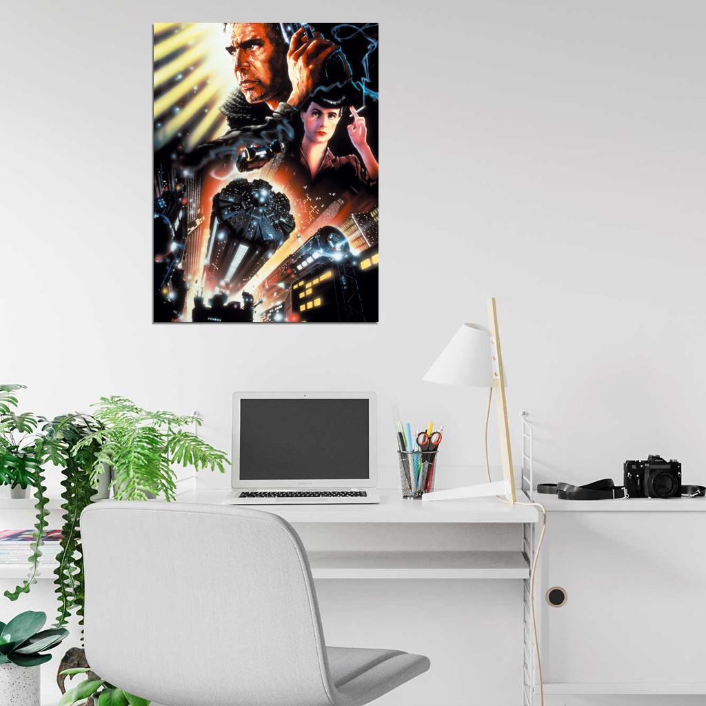 Blade Runner Retro Vintage Art Cyberpunk Movie Wall Art Print Poster