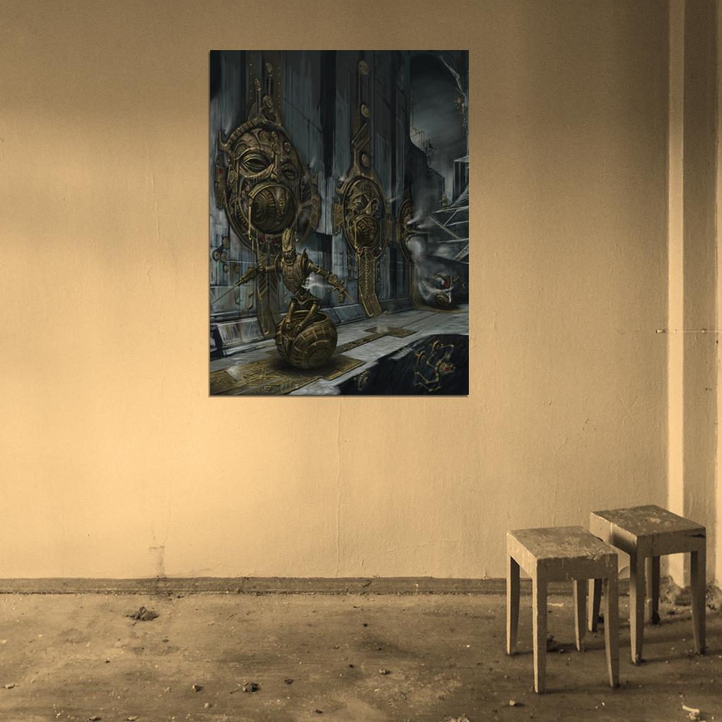 The Elder Scrolls 3 Morrowind Dwemer Sphere Art Wall Art Print Poster