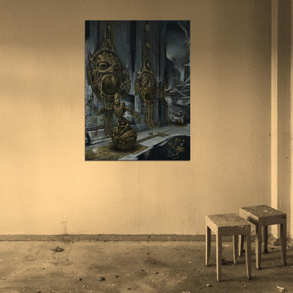 The Elder Scrolls 3 Morrowind Dwemer Sphere Art Wall Art Print Poster