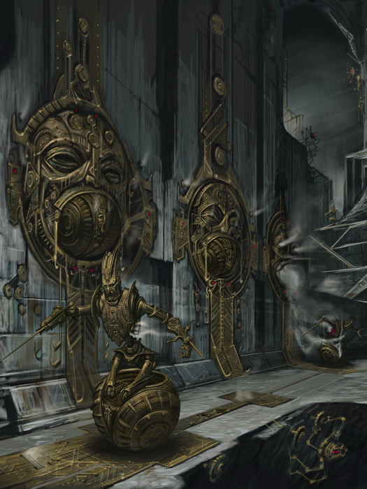 The Elder Scrolls 3 Morrowind Dwemer Sphere Art Wall Art Print Poster