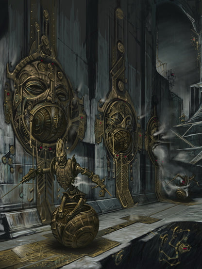 The Elder Scrolls 3 Morrowind Dwemer Sphere Art Wall Art Print Poster