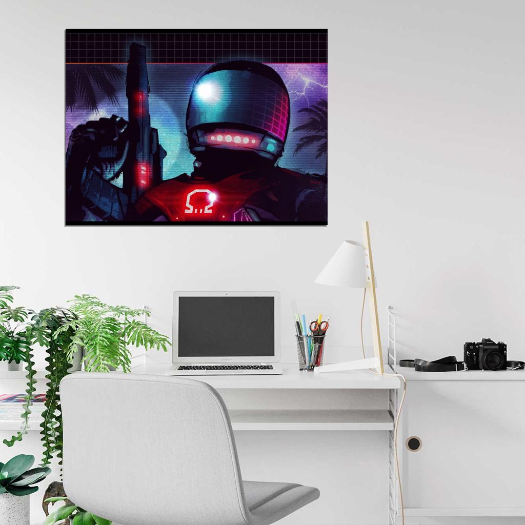 Far Cry 3 Blood Dragon Omega Force Video Game Art Wall Art Print Poster