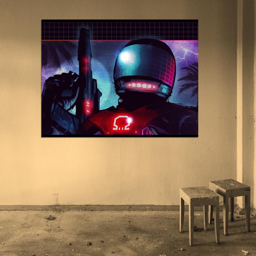Far Cry 3 Blood Dragon Omega Force Video Game Art Wall Art Print Poster