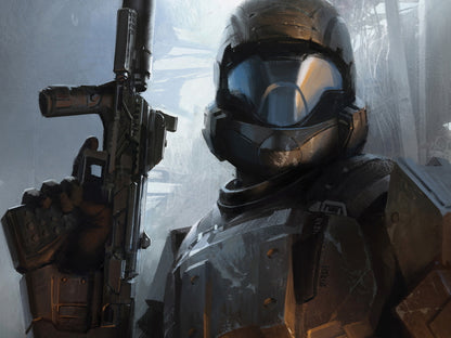 Halo 4 ODST Video Game Art Wall Art Print Poster