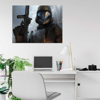 Halo 4 ODST Video Game Art Wall Art Print Poster