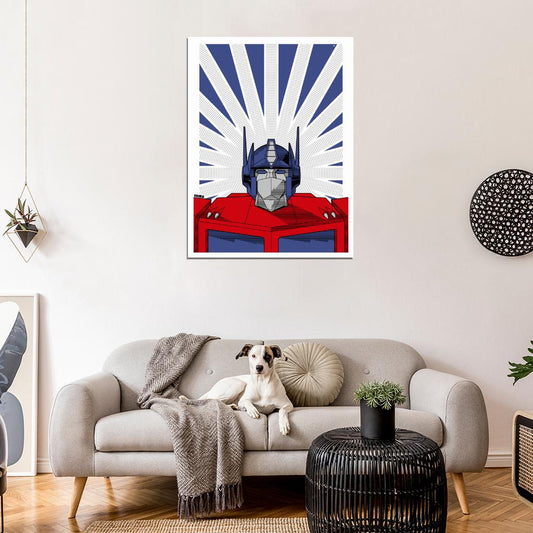 Optimus Prime G1 Transformers Generation 1 Classic Art Wall Art Print Poster