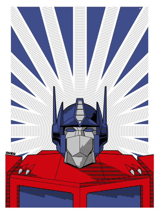 Optimus Prime G1 Transformers Generation 1 Classic Art Wall Art Print Poster