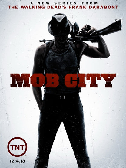 Mob City TV Series Frank Darabont Gangster Tommy Gun Wall Art Print Poster
