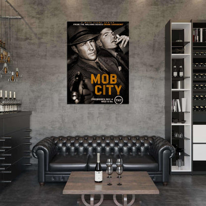 Mob City TV Series Frank Darabont Jon Bernthal Edward Burns Wall Art Print Poster