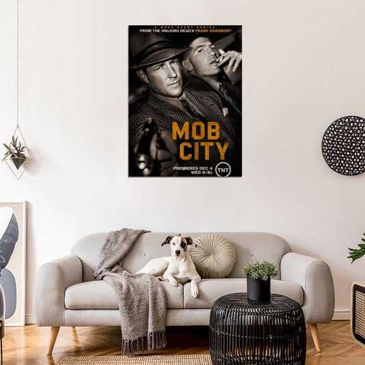 Mob City TV Series Frank Darabont Jon Bernthal Edward Burns Wall Art Print Poster