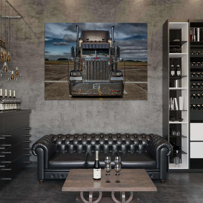 Peterbilt Truck Trailer Car Chrome Awesome Wall Art Print Poster