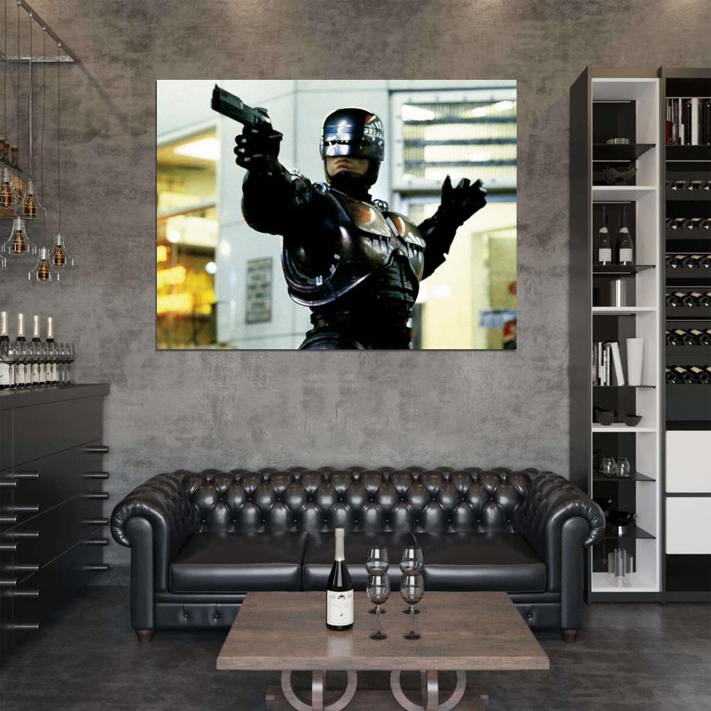 Robocop Painting Art Movie 1987 Best Awesome Wall Art Print Poster