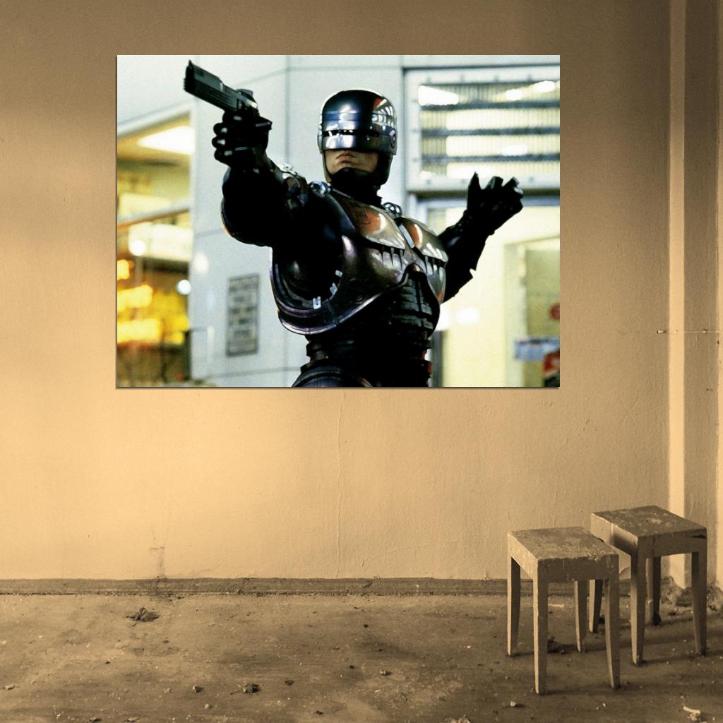 Robocop Painting Art Movie 1987 Best Awesome Wall Art Print Poster