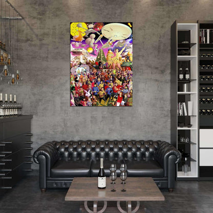 Star Trek The Original Series All Characters Amazing Art Wall Art Print Poster