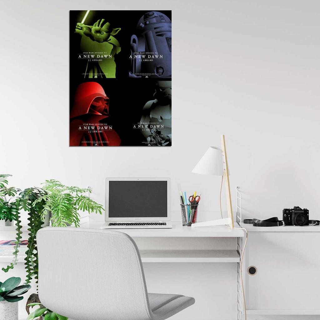Star Wars Episode 7 IV Artwork Cool Art Wall Art Print Poster