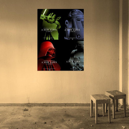 Star Wars Episode 7 IV Artwork Cool Art Wall Art Print Poster