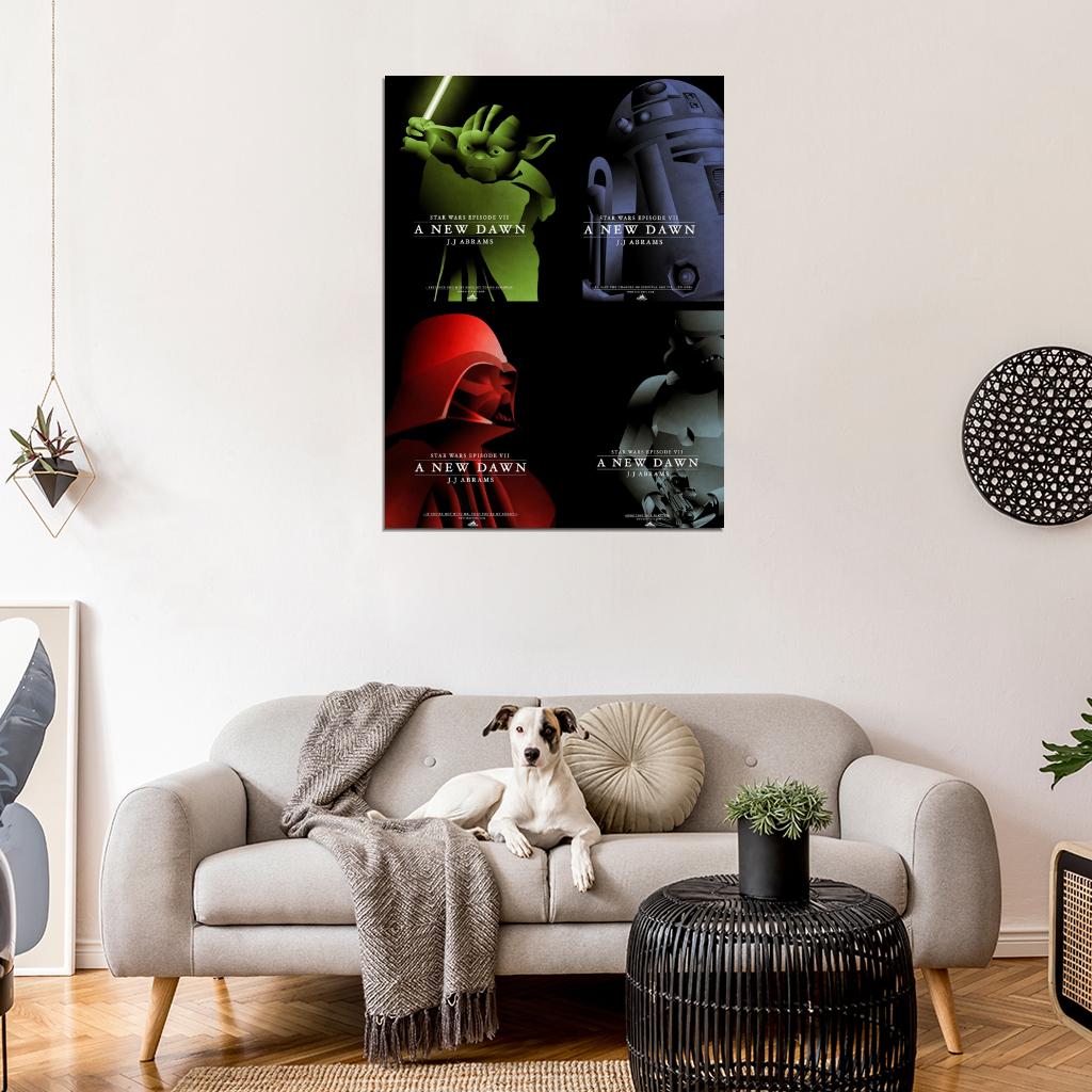 Star Wars Episode 7 IV Artwork Cool Art Wall Art Print Poster