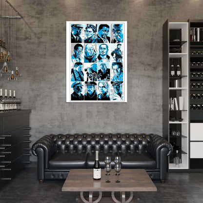 The Wire Cast Characters TV Series Art Wall Art Print Poster