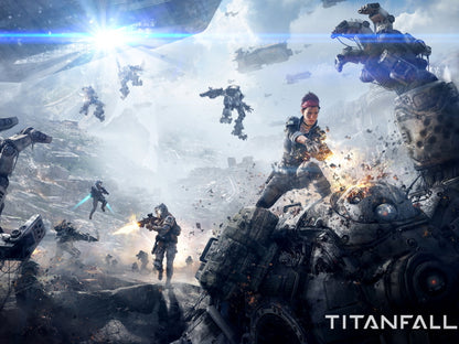 Titanfall Video Game Mechs Battle Art Wall Art Print Poster