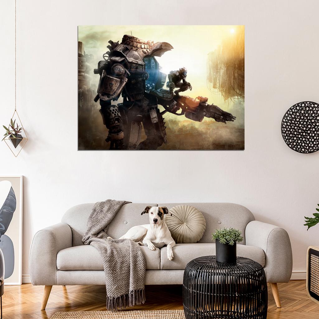 Titanfall Video Game Mech Amazing Art Wall Art Print Poster