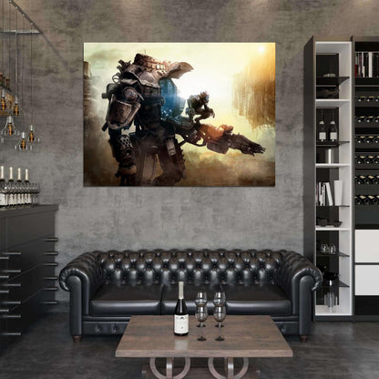 Titanfall Video Game Mech Amazing Art Wall Art Print Poster