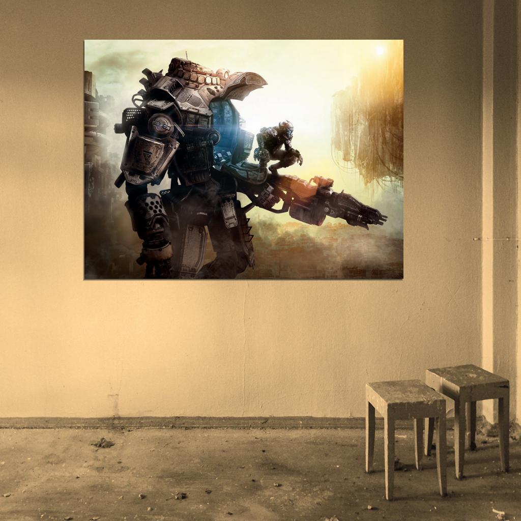 Titanfall Video Game Mech Amazing Art Wall Art Print Poster