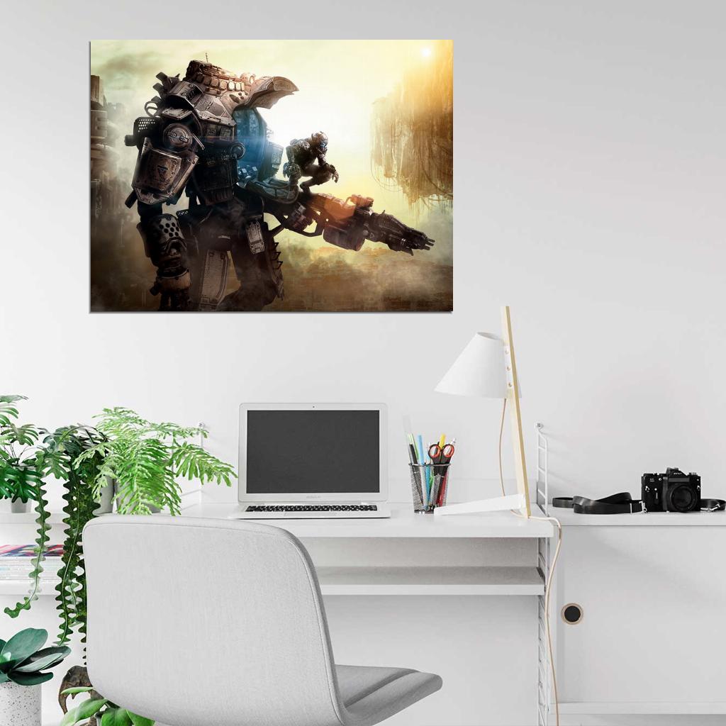 Titanfall Video Game Mech Amazing Art Wall Art Print Poster