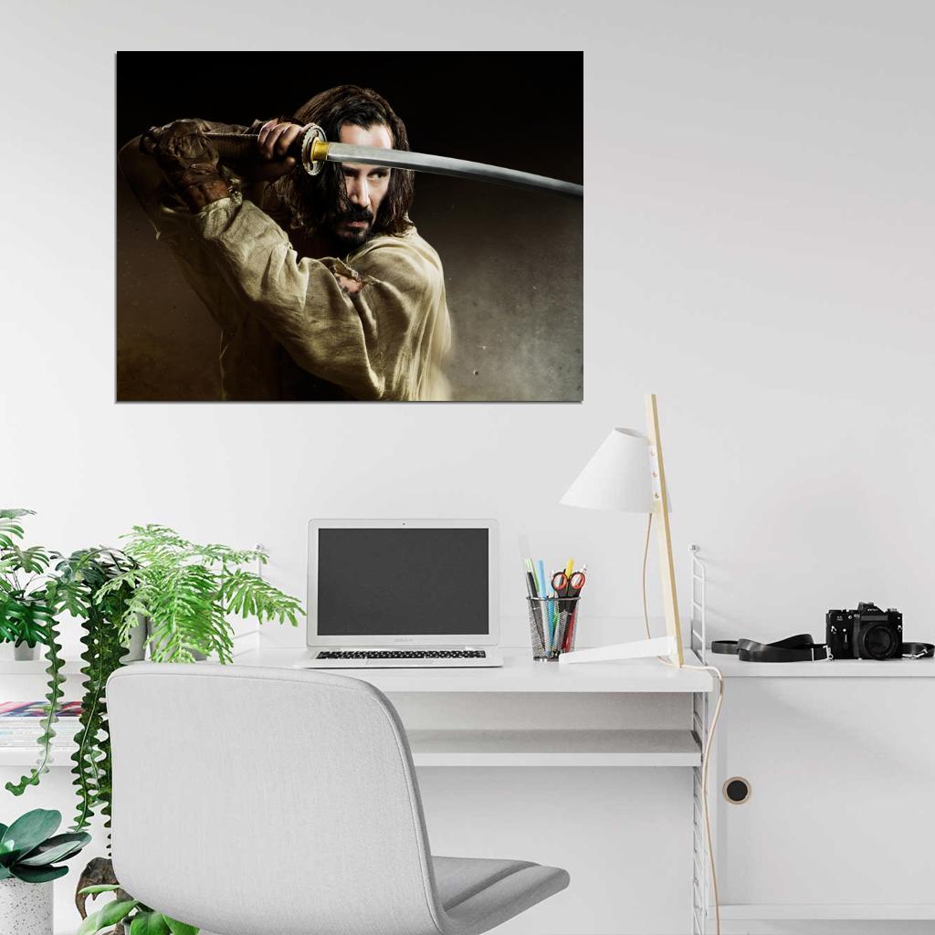 47 Ronin Movie Film 2013 Keanu Reeves Katana Sword Wall Art Print Poster