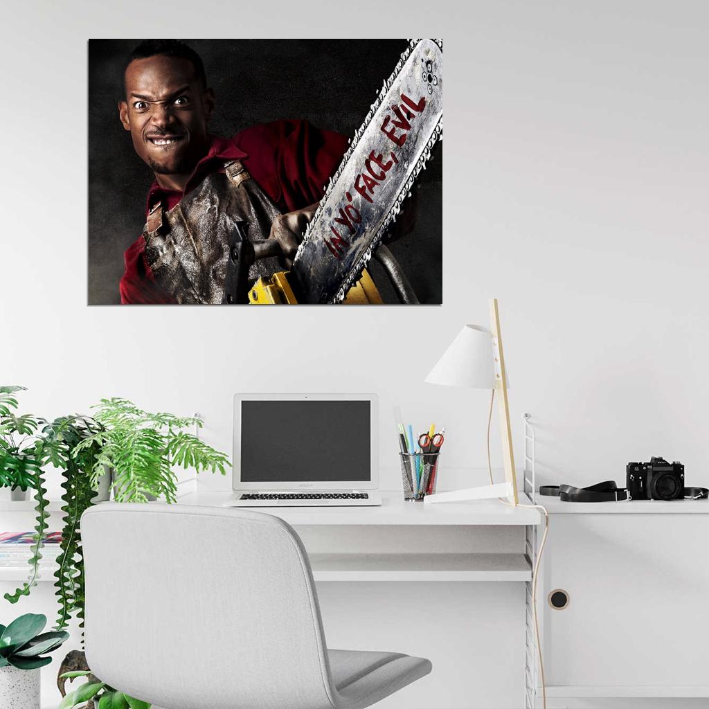 Chainsaw A Haunted House Marlon Wayans Movie Wall Art Print Poster