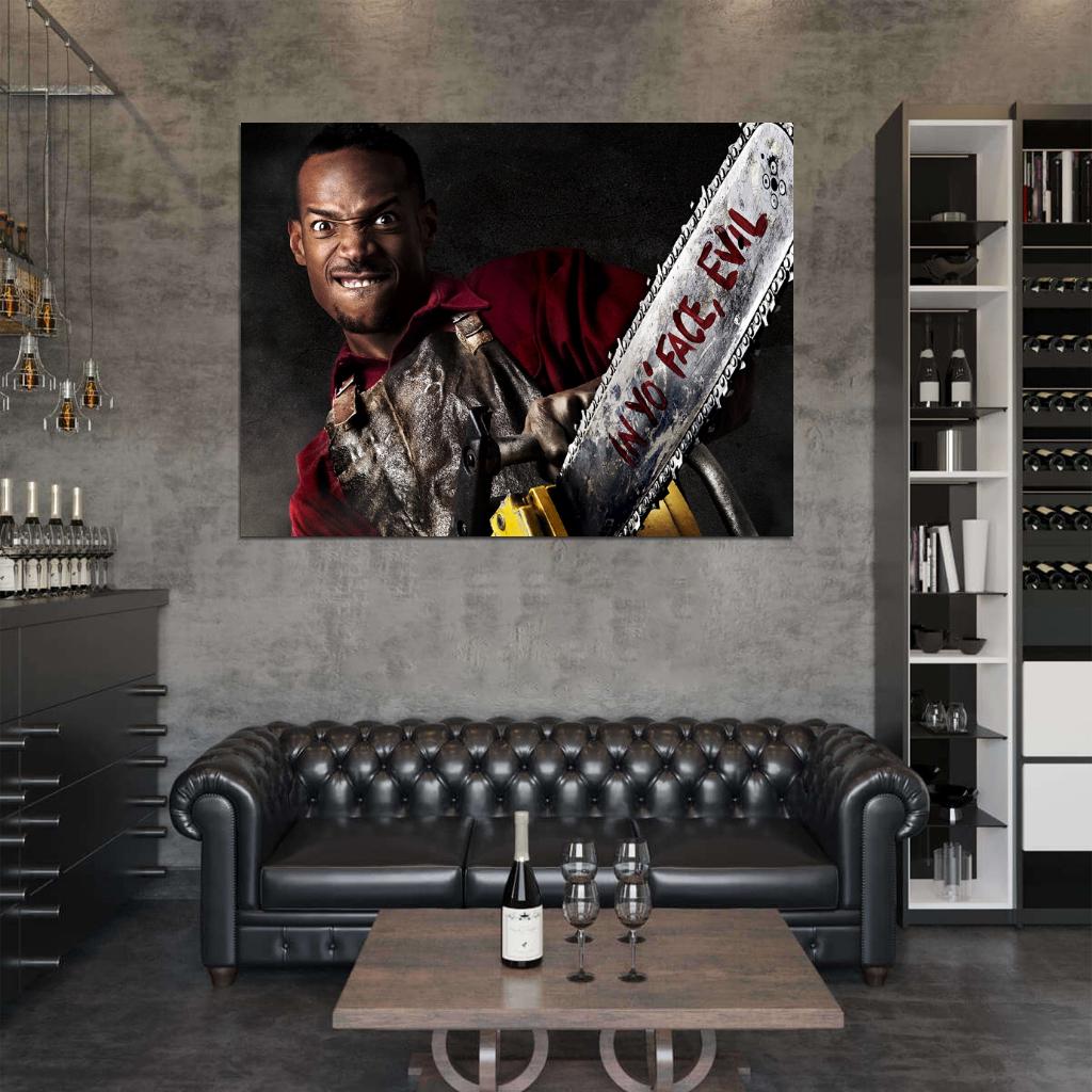 Chainsaw A Haunted House Marlon Wayans Movie Wall Art Print Poster