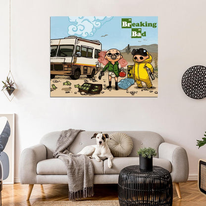 Breaking Bad TV Series Cool Funny Art Wall Art Print Poster