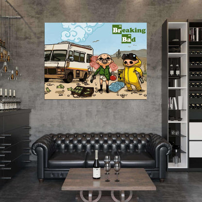 Breaking Bad TV Series Cool Funny Art Wall Art Print Poster