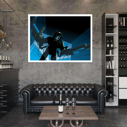 Aliens Movie Ellen Ripley Caterpillar P-5000 Powered Work Loader Art Wall Art Print Poster