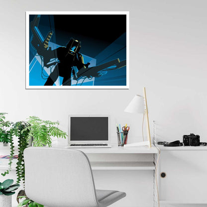 Aliens Movie Ellen Ripley Caterpillar P-5000 Powered Work Loader Art Wall Art Print Poster