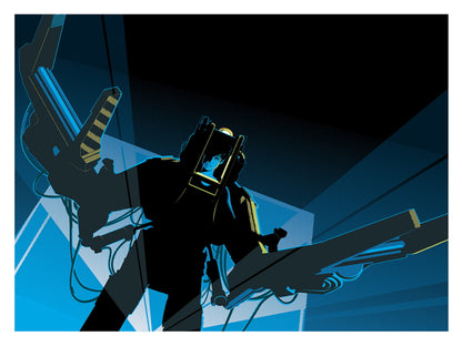 Aliens Movie Ellen Ripley Caterpillar P-5000 Powered Work Loader Art Wall Art Print Poster