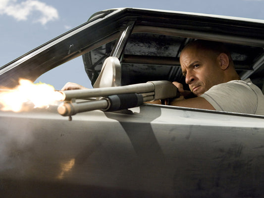 Fast & Furious 4 Vin Diesel Dominic Toretto Shotgun Movie Wall Art Print Poster