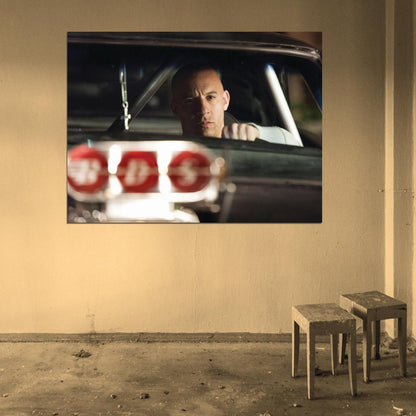 Fast and Furious 4 Vin Diesel Dominic Toretto Movie Wall Art Print Poster