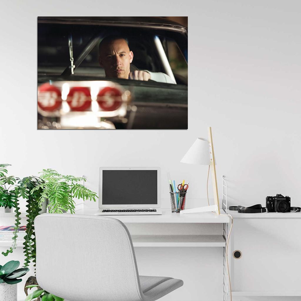 Fast and Furious 4 Vin Diesel Dominic Toretto Movie Wall Art Print Poster