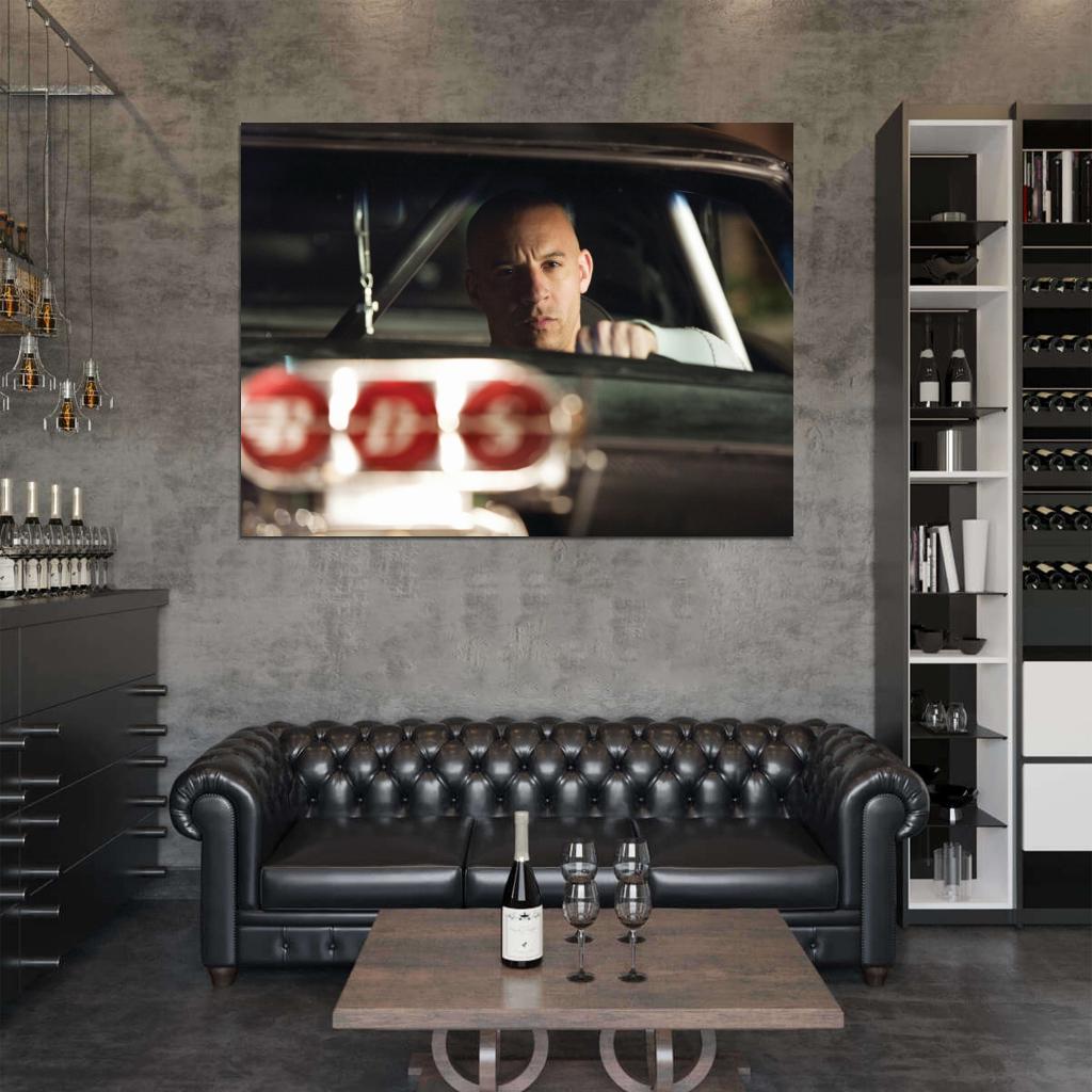 Fast and Furious 4 Vin Diesel Dominic Toretto Movie Wall Art Print Poster