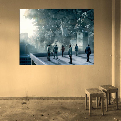 Inception 2010 Movie Film Christopher Nolan Fantastic Wall Art Print Poster