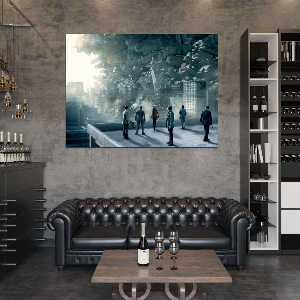 Inception 2010 Movie Film Christopher Nolan Fantastic Wall Art Print Poster