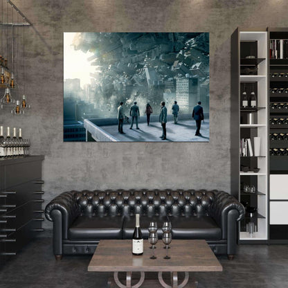 Inception 2010 Movie Film Christopher Nolan Fantastic Wall Art Print Poster