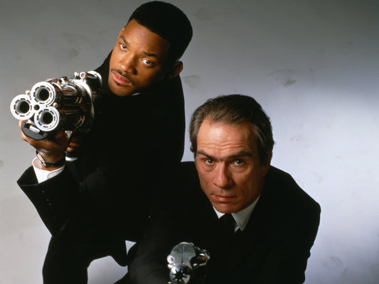 Men in Black Movie Will Smith Tommy Lee Jones Agent K J Weapons Wall Art Print Poster