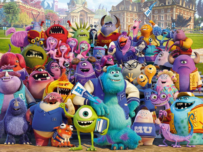 Monsters University 2013 Movie Characters Wall Art Print Poster