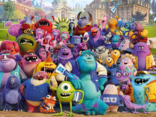 Monsters University 2013 Movie Characters Wall Art Print Poster