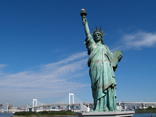 Statue of Liberty Manhattan New York City USA Wall Art Print Poster